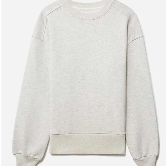 BNWT Track Oversized Crew Sweatshirt By Everlane - Picture 5 of 11